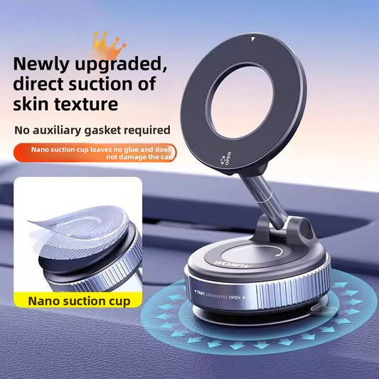 Magnetic Car Phone Holder with Vacuum Suction