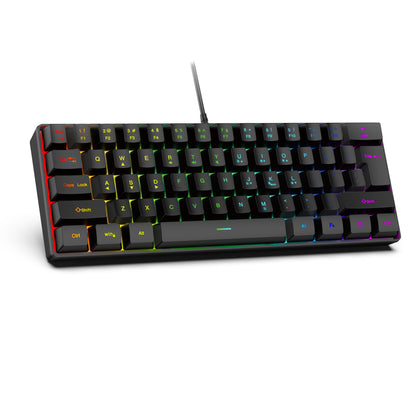 61-Key RGB Wired Keyboard & Mouse Combo