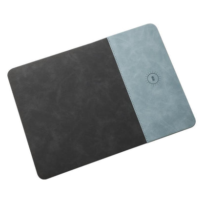 15W Fast Wireless Charging PU Desk Mat