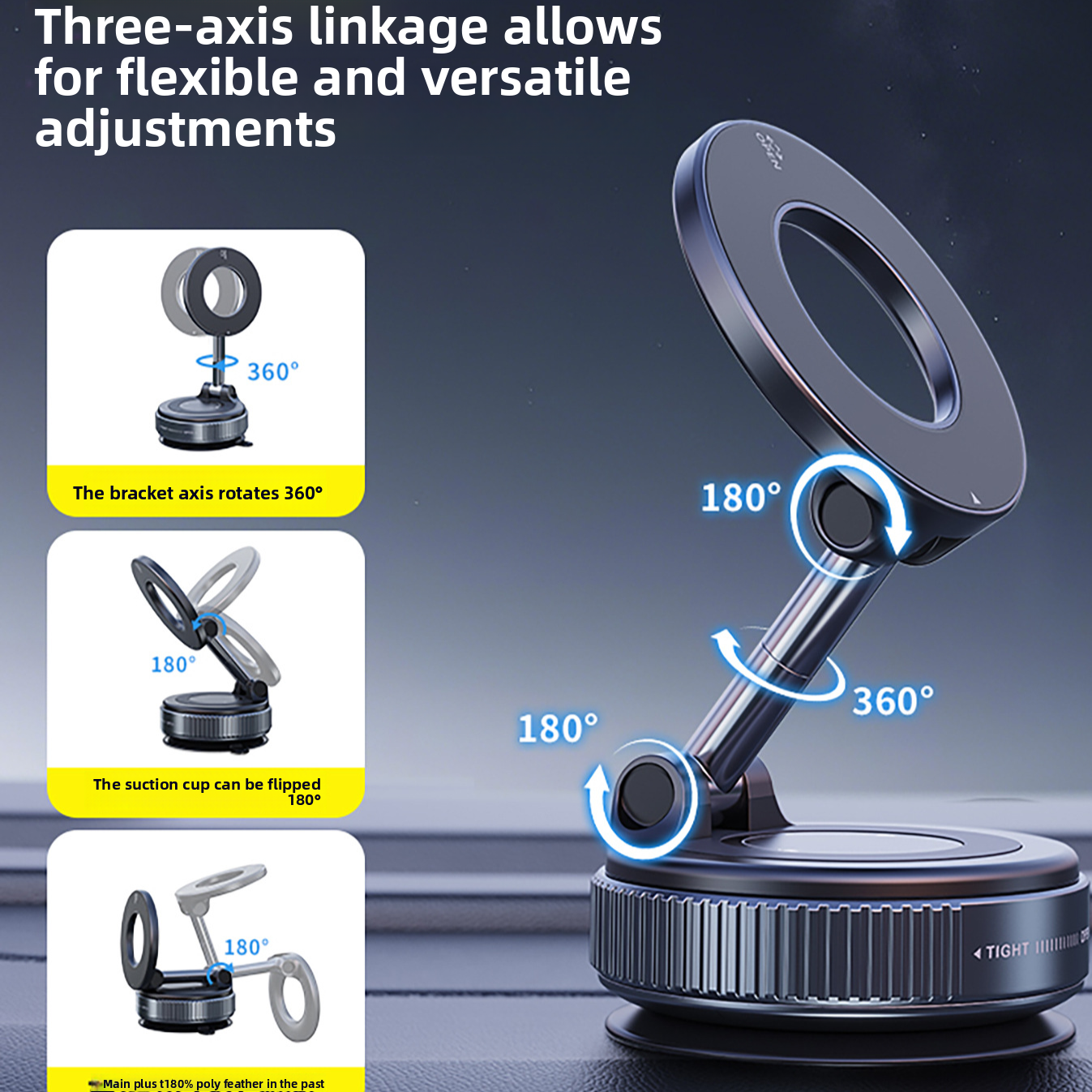 Universal Magnetic Car Phone Mount