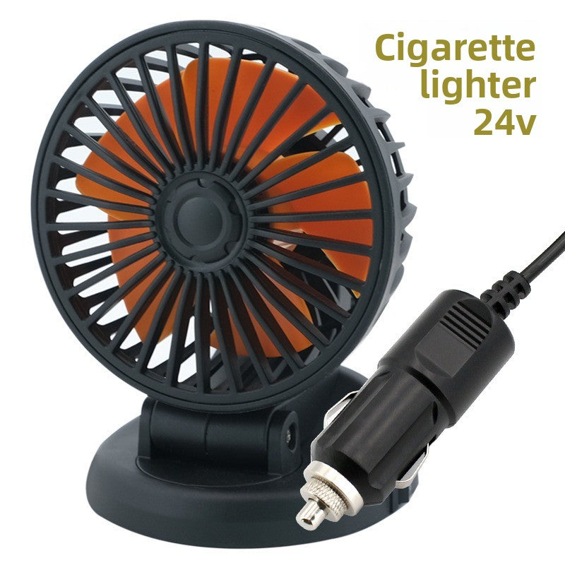 Dual-Head Car Cooling Fan