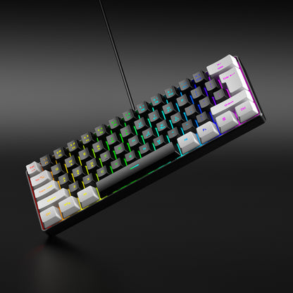 61-Key RGB Wired Keyboard & Mouse Combo