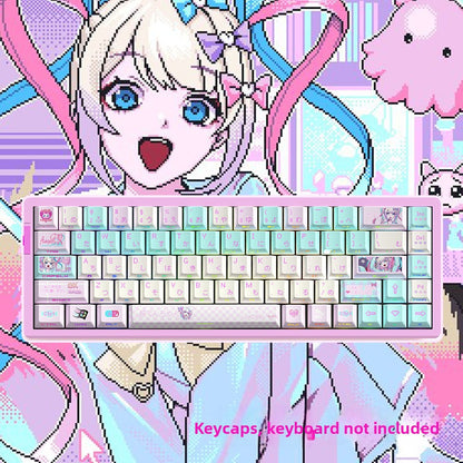 129-Key Custom Mechanical Keyboard Keycaps