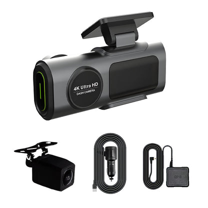 4K Dual Dash Cam WiFi GPS