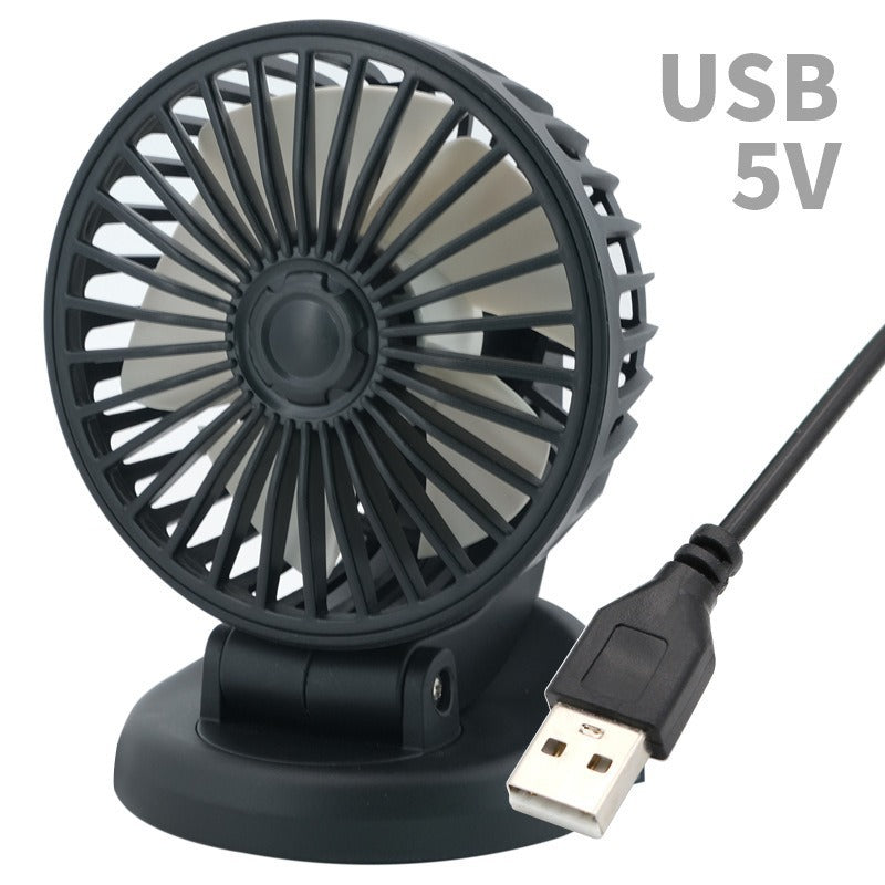 Dual-Head Car Cooling Fan
