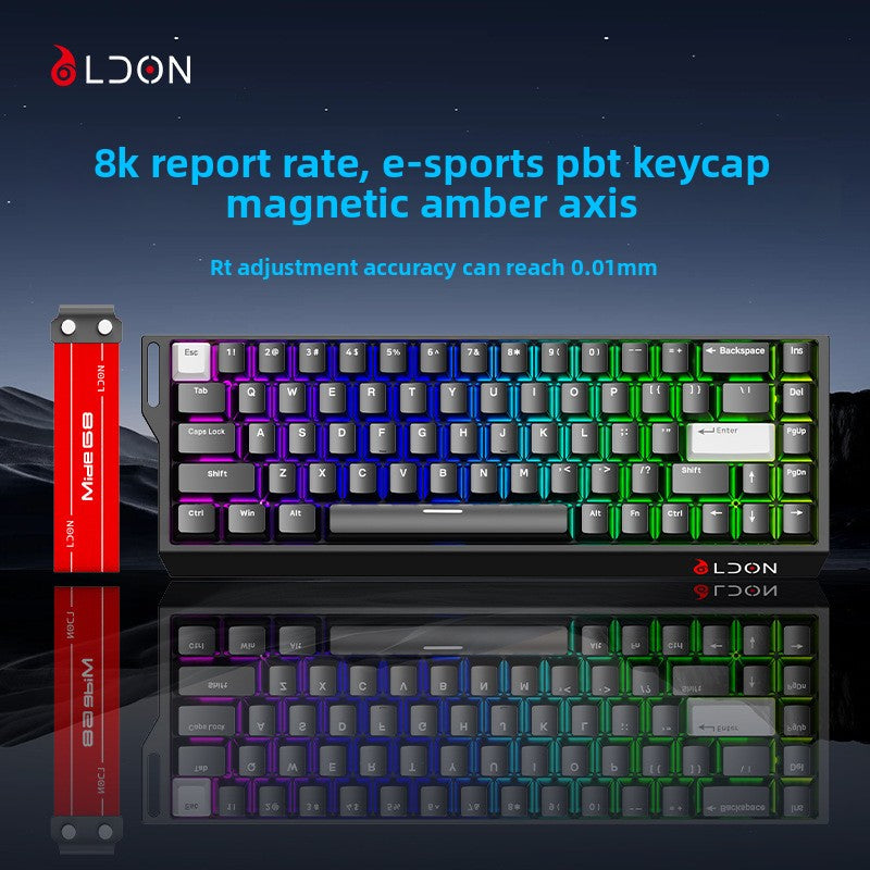 68-Key Magnetic Axis Mechanical Gaming Keyboard