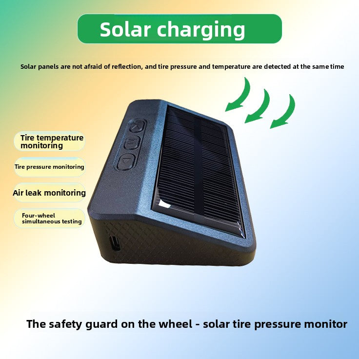 Solar TPMS Tire Pressure Monitor