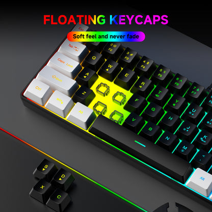 61-Key RGB Wired Keyboard & Mouse Combo