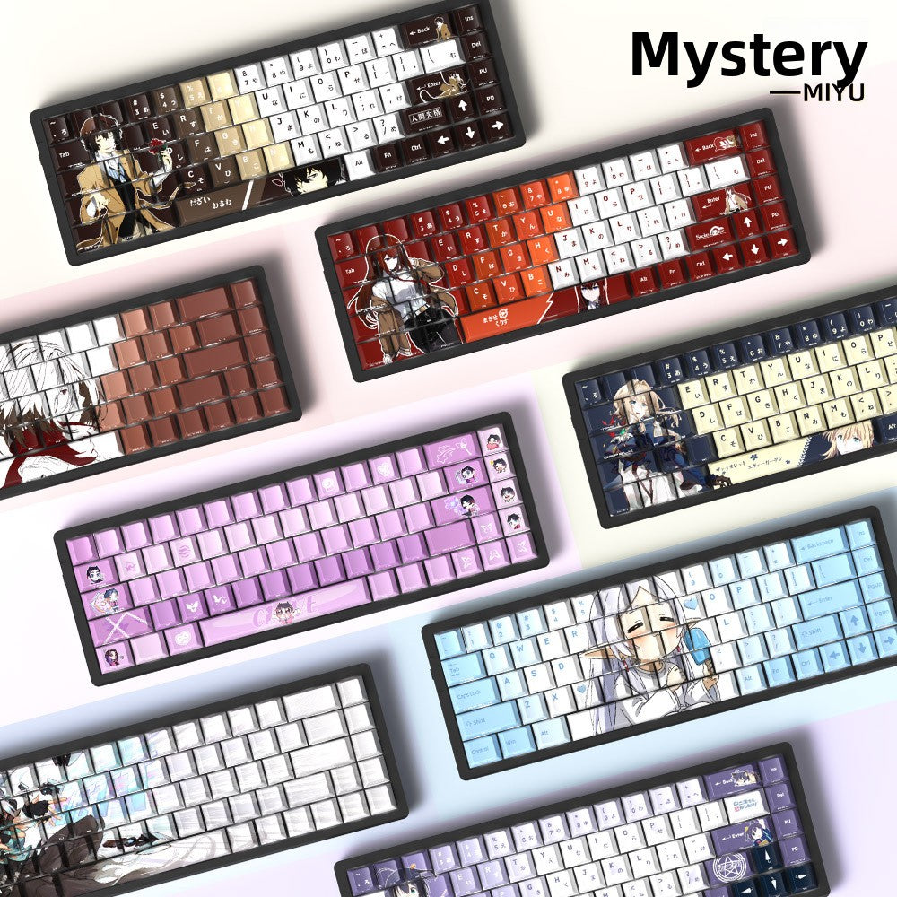 129-Key Custom Mechanical Keyboard Keycaps