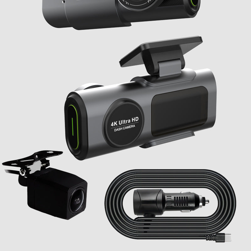 4K Dual Dash Cam WiFi GPS