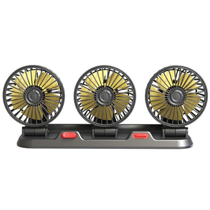 Dual-Head Car Cooling Fan