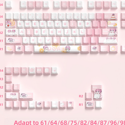 129-Key Custom Mechanical Keyboard Keycaps