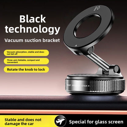 Magnetic Car Phone Holder with Vacuum Suction