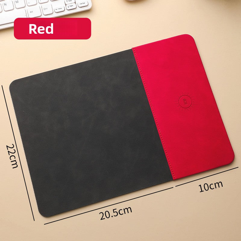 15W Fast Wireless Charging PU Desk Mat