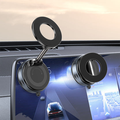 Magnetic Car Phone Holder with Vacuum Suction