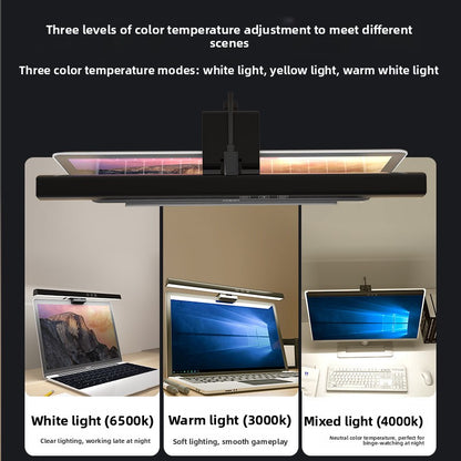 Adjustable Monitor Mount Desk Light