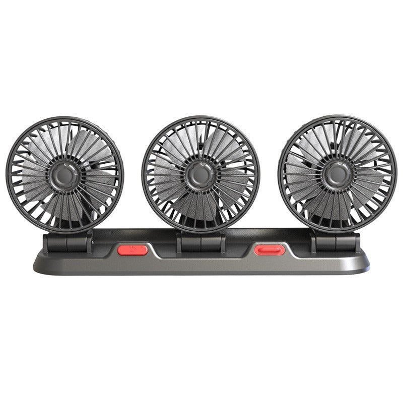 Dual-Head Car Cooling Fan