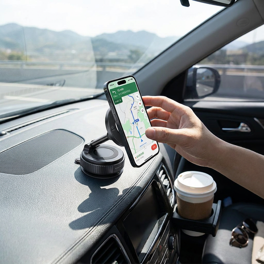 Universal Car Mobile Phone Holder with Magnetic Suction lifestyle