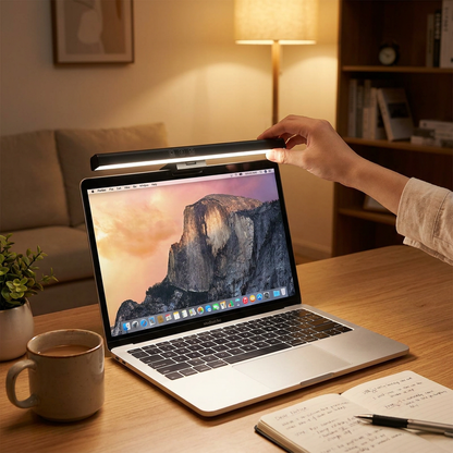Adjustable Monitor Mount LED Desk Light lifestyle