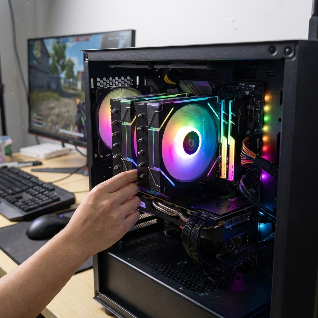Dual Tower CPU Cooler lifestyle
