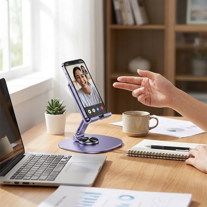 Rotating Desktop Stand lifestyle